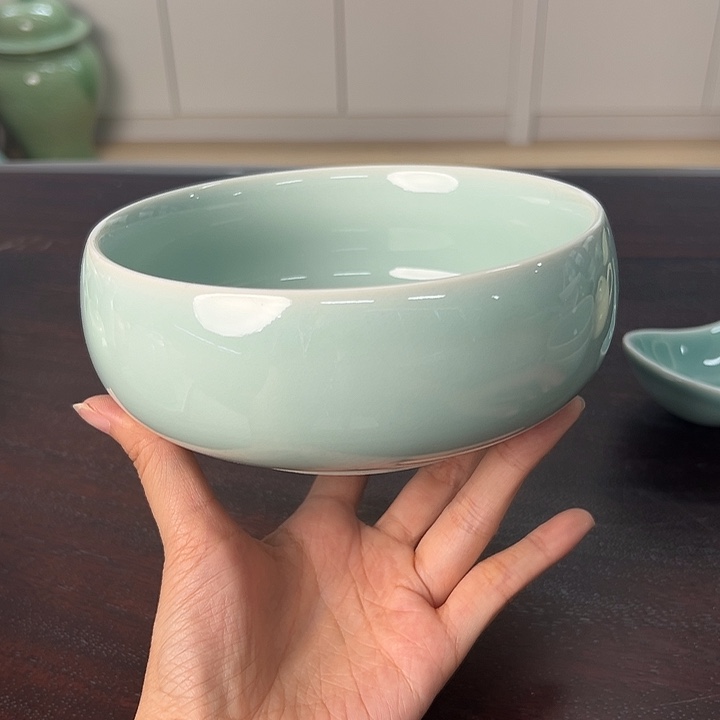 龙泉云间青瓷小米茶器