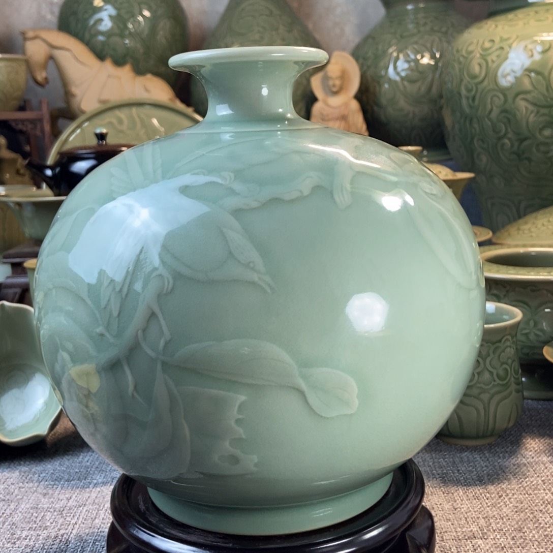 耀州窑无**雨李少勇福利瓶