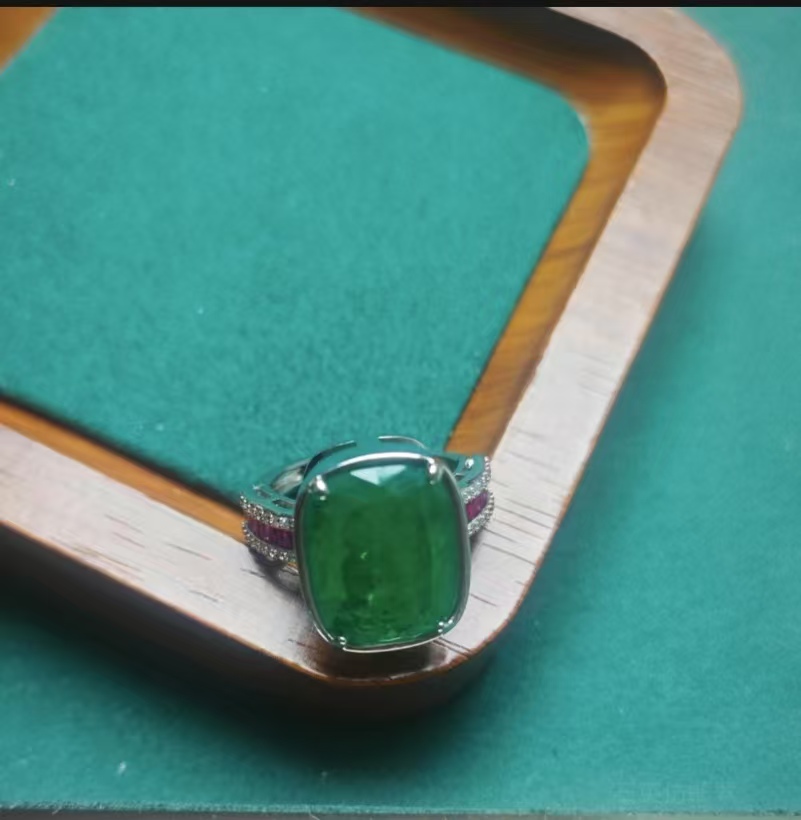 甄选A1328  帕拉伊巴方包围戒指