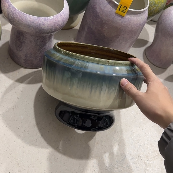 琉璃手工艺品微瑕有孔