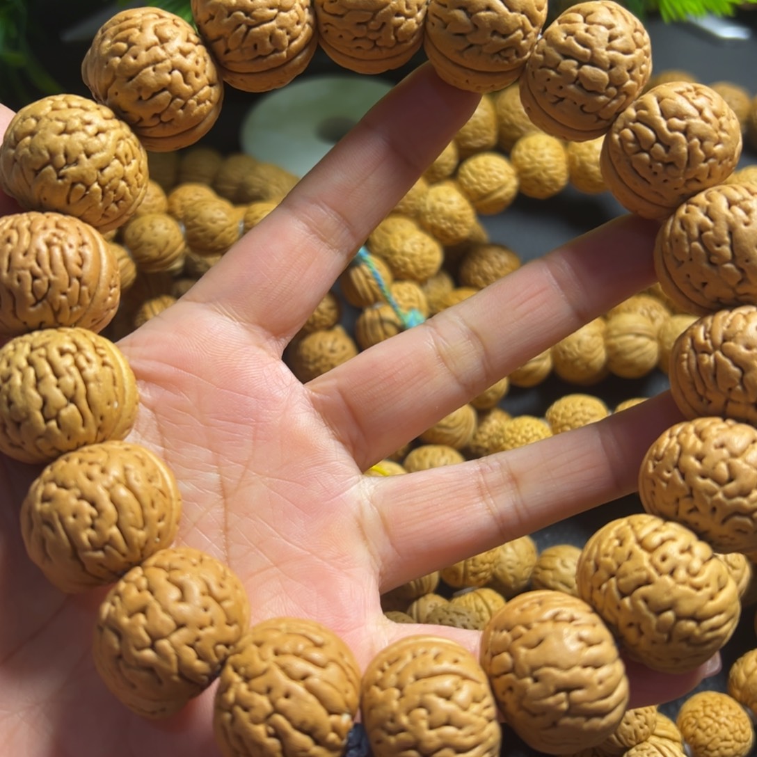 左***边无事牌桃木大茶壶桃核手持