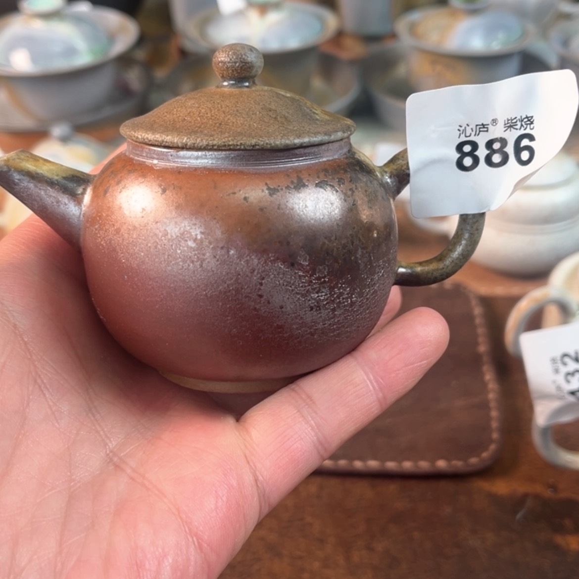 【闪购商品】沁庐柴窑古法柴烧手工茶具