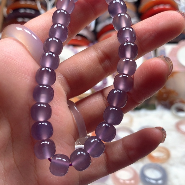 玛瑙/玉髓手串未镶嵌？****？