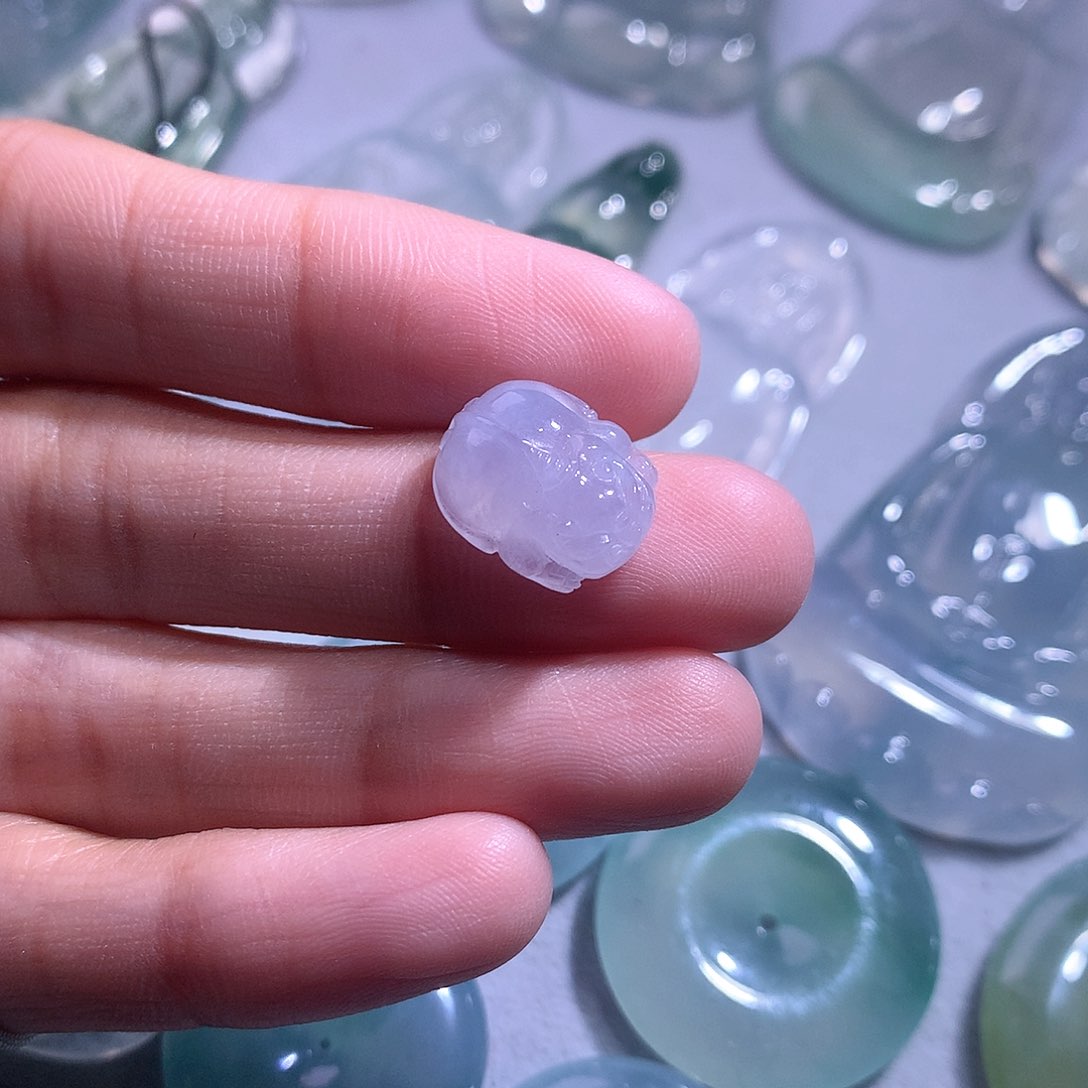【闪购商品】翡翠颈饰未镶嵌貔貅