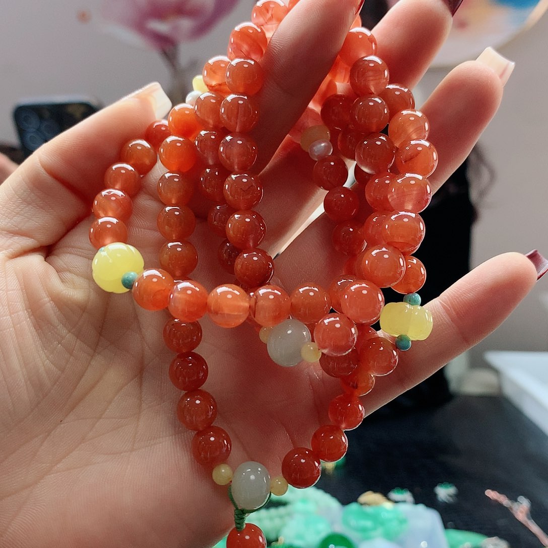 【闪购商品】南红玛瑙手链未镶嵌，