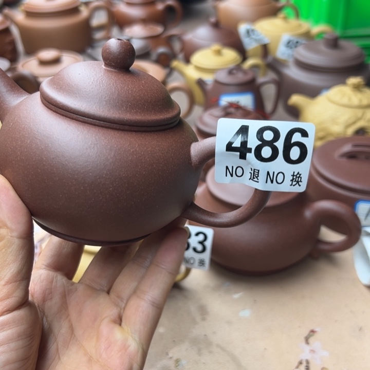 紫砂茶壶紫泥大瑕疵200