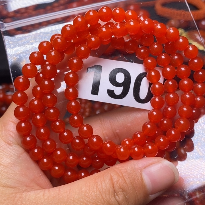 手链未镶嵌南红玛瑙好**连