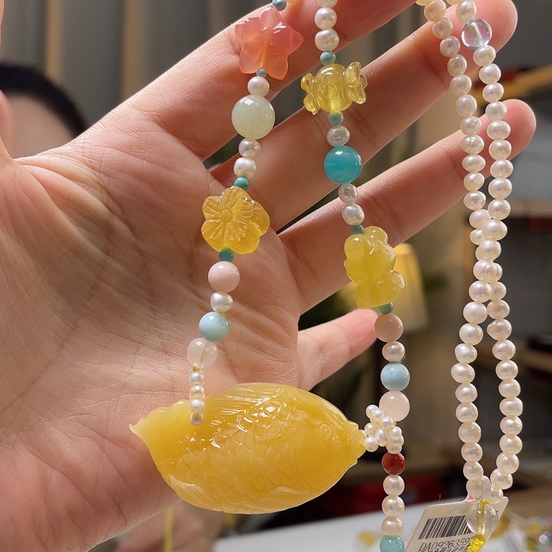 蜜蜡裸石未镶嵌蜜蜡吊坠