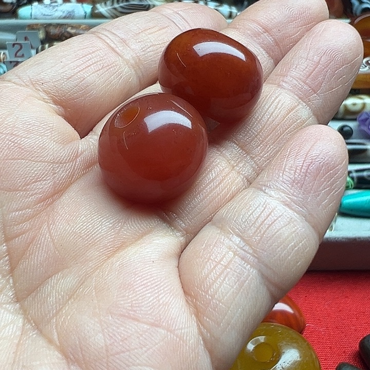 玛瑙/玉髓合金颈饰