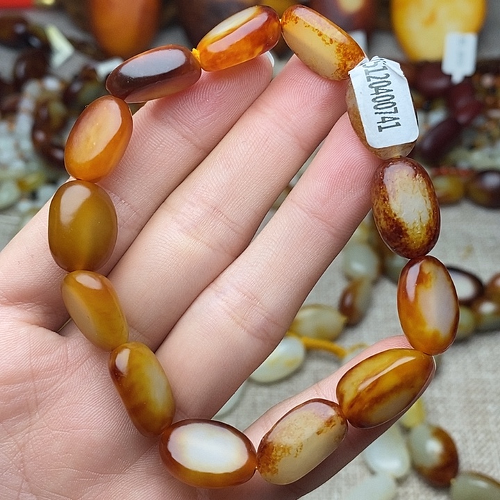 和田玉未镶嵌手链