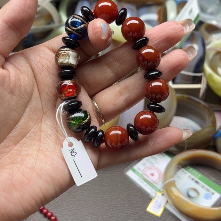 玛瑙/玉髓手链未镶嵌