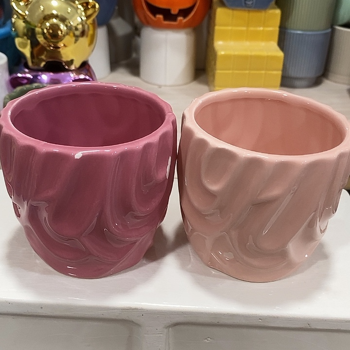 摆件陶陶盆有孔 瑕疵介意勿拍