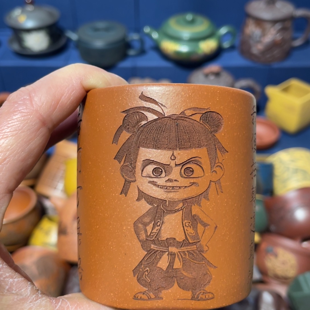 原矿紫砂手工主人杯