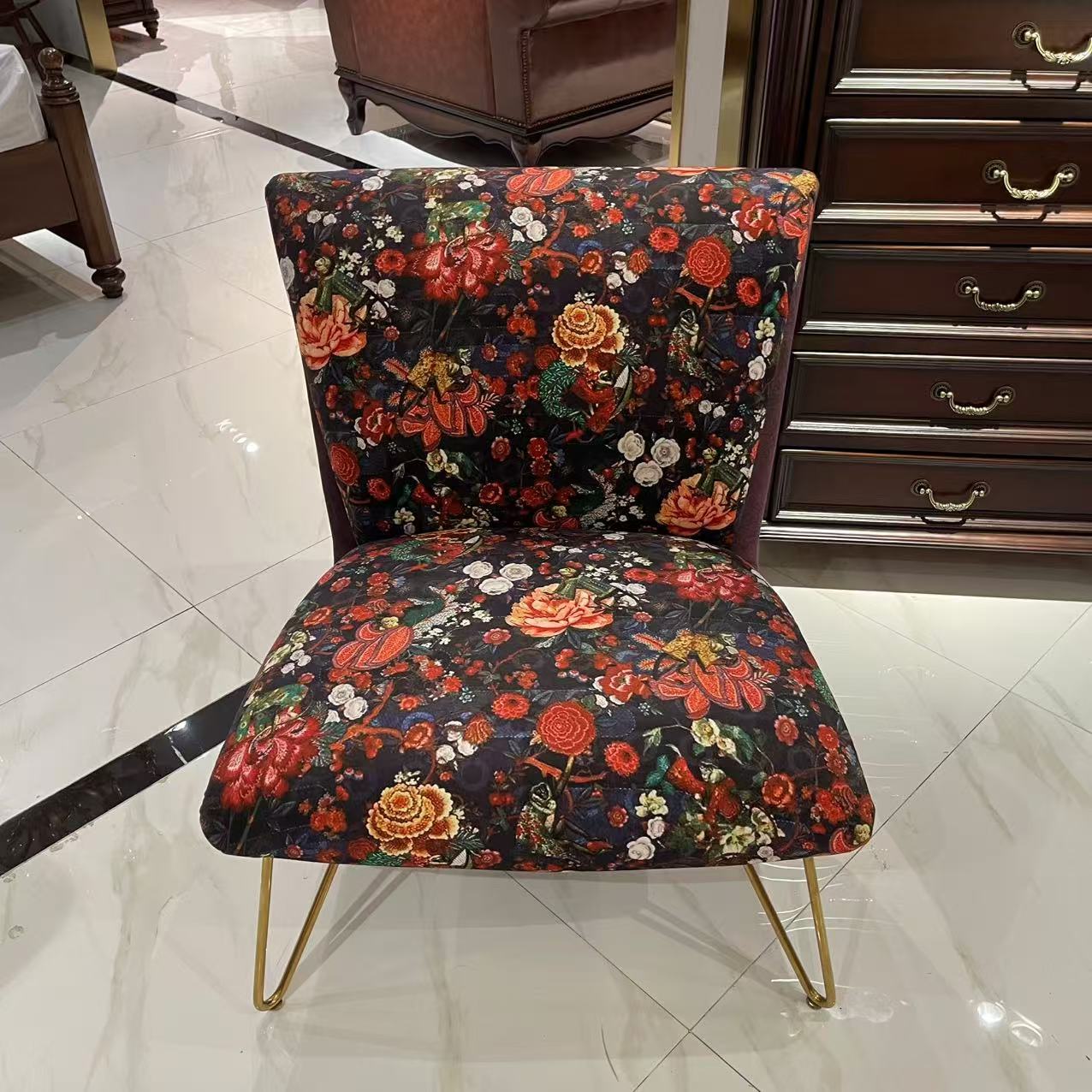 【HS】XY302 花仙子单位休闲椅800*700*770（花色实物为准）