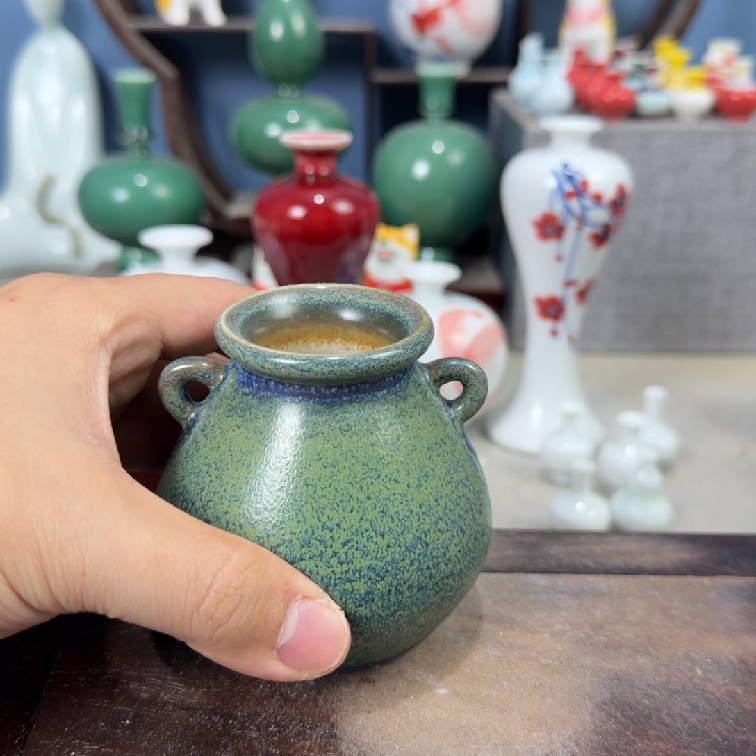 陶瓷手工小花器摆件