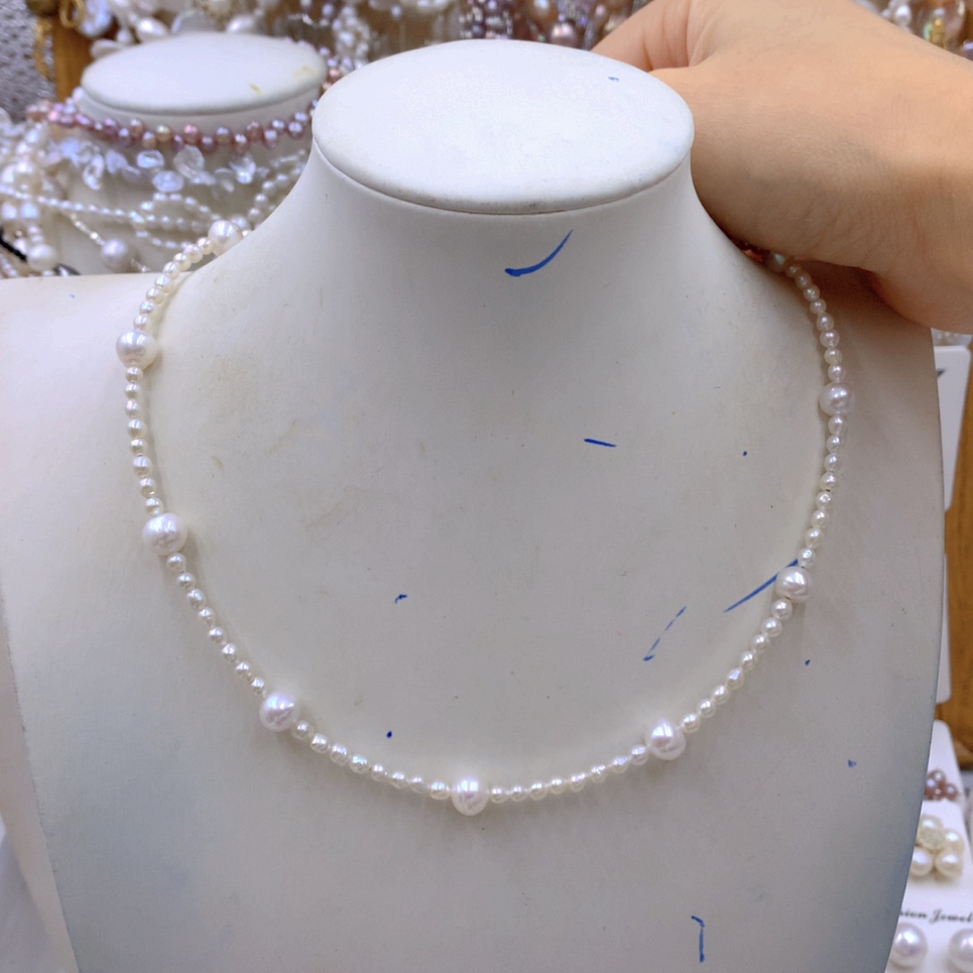 淡水珍珠耳饰合金