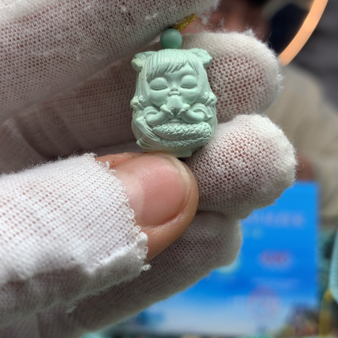 绿松石挂件未镶嵌