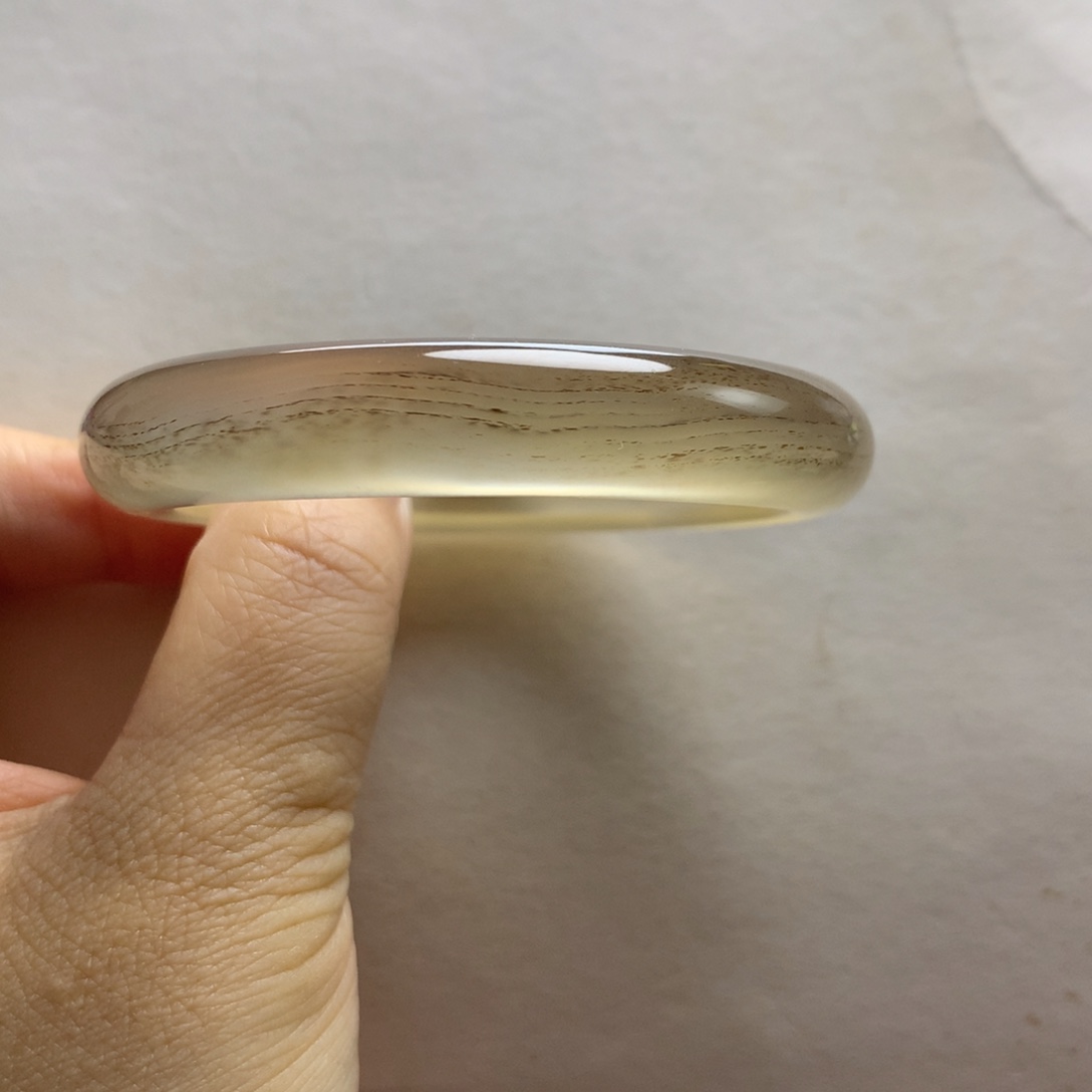 玛瑙/玉髓手镯未镶嵌54.5