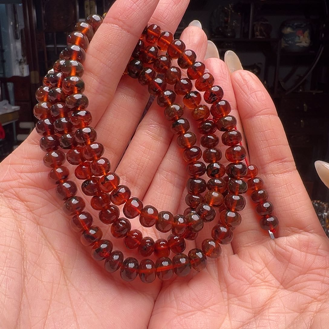 琥珀裸石未镶嵌抚顺琥珀20458。7mm