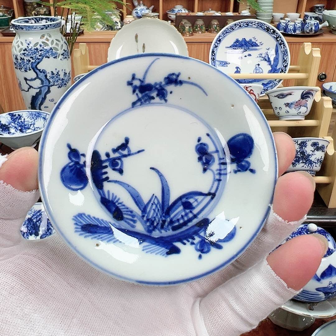 柴窑茶具茶壶茶杯托