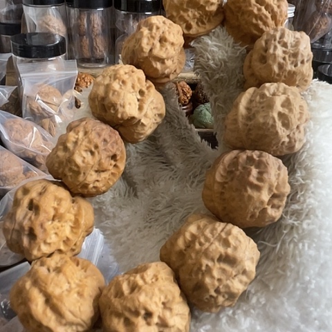 手串文玩核桃金砖舍利微磕12粒带彩37