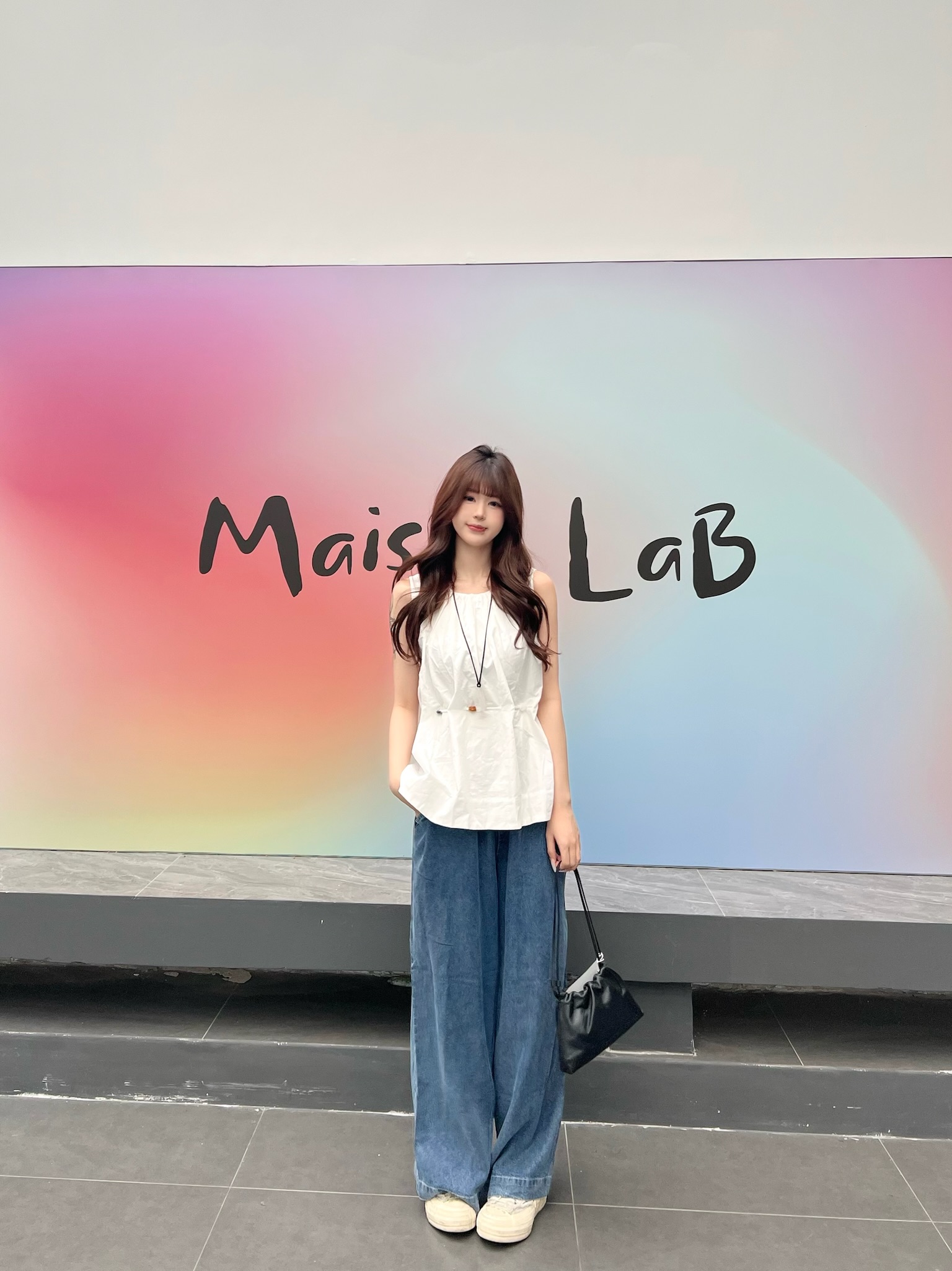 insposo串珠背心/阔腿裤