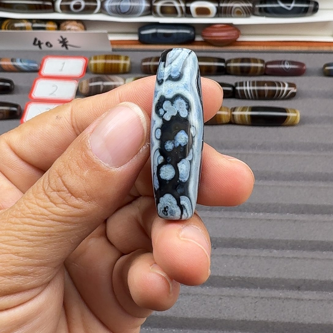 会***头玛瑙/玉髓合金珠宝半成品