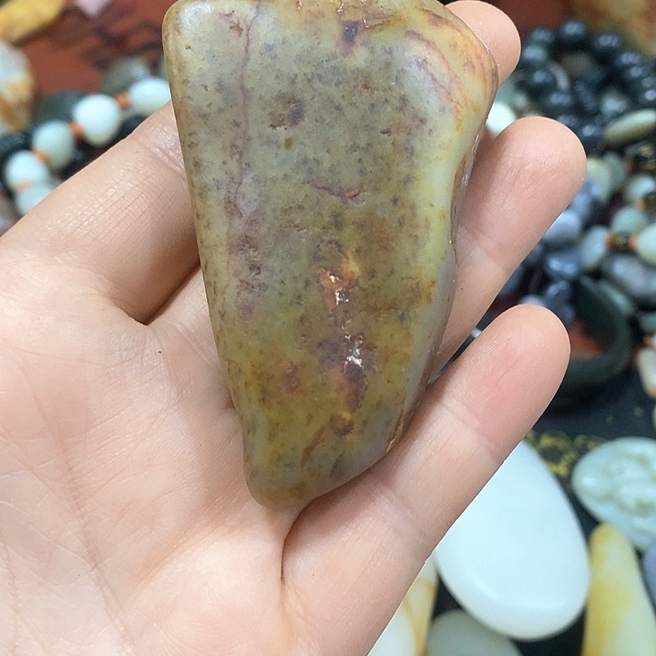 手链未镶嵌和田玉（糖玉）
