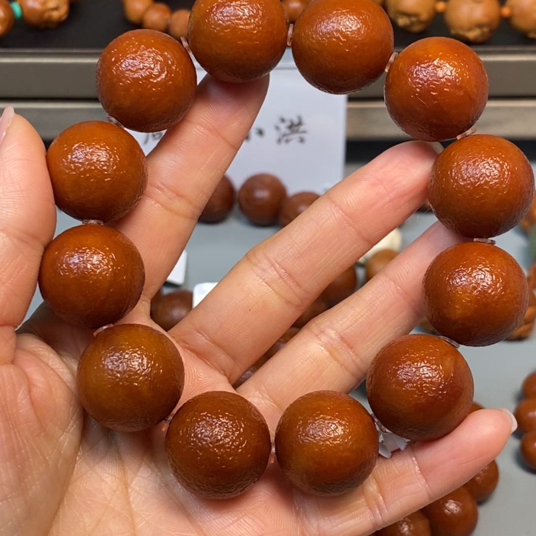 橄榄核手串/手链2.0橘皮正圆