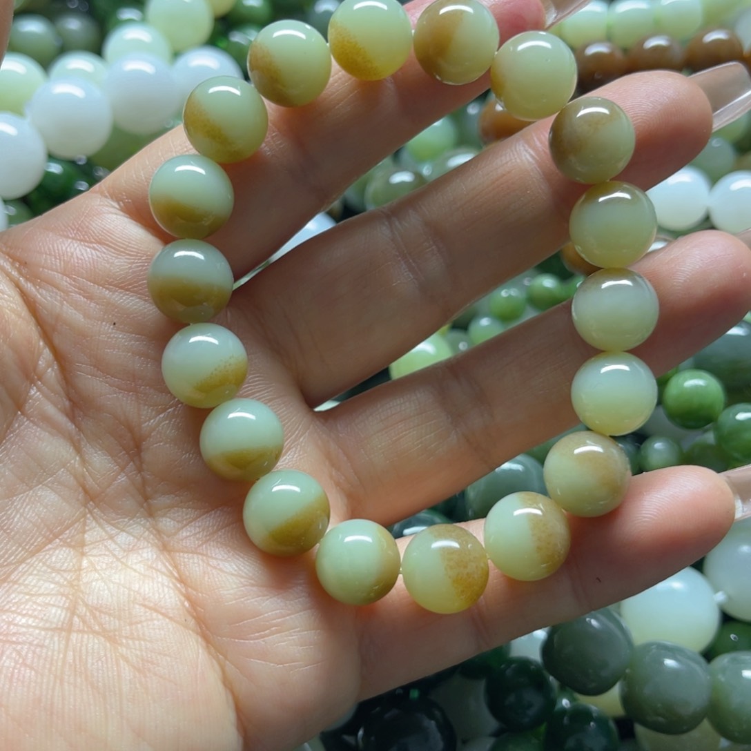 和田玉手链未镶嵌