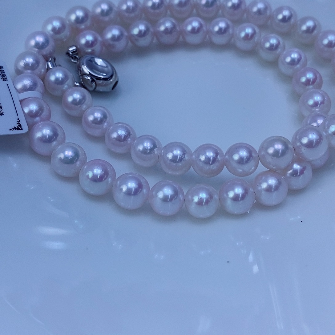 海水珍珠银S925镶嵌颈饰