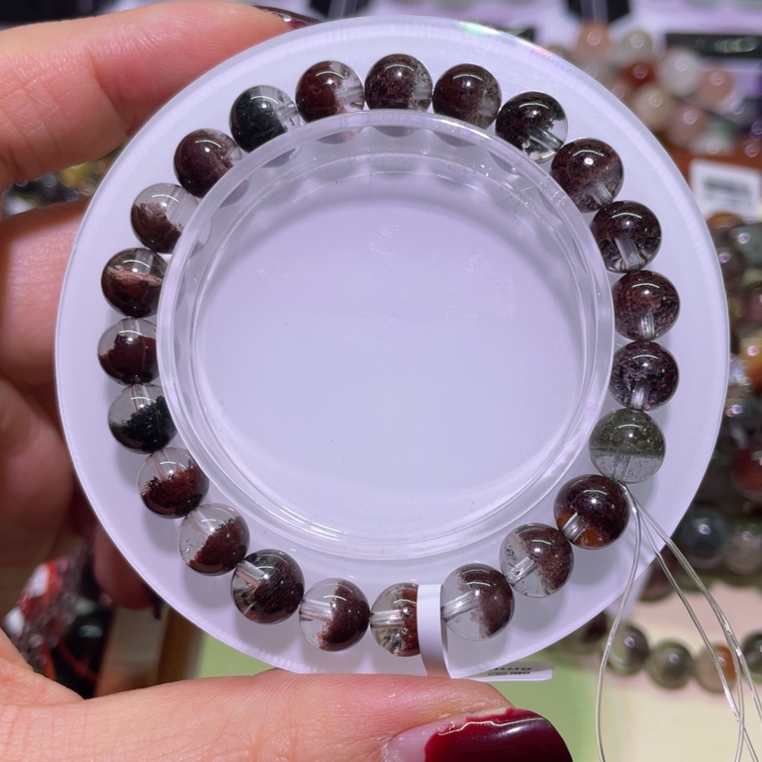 水晶手链未镶嵌8mm幽灵