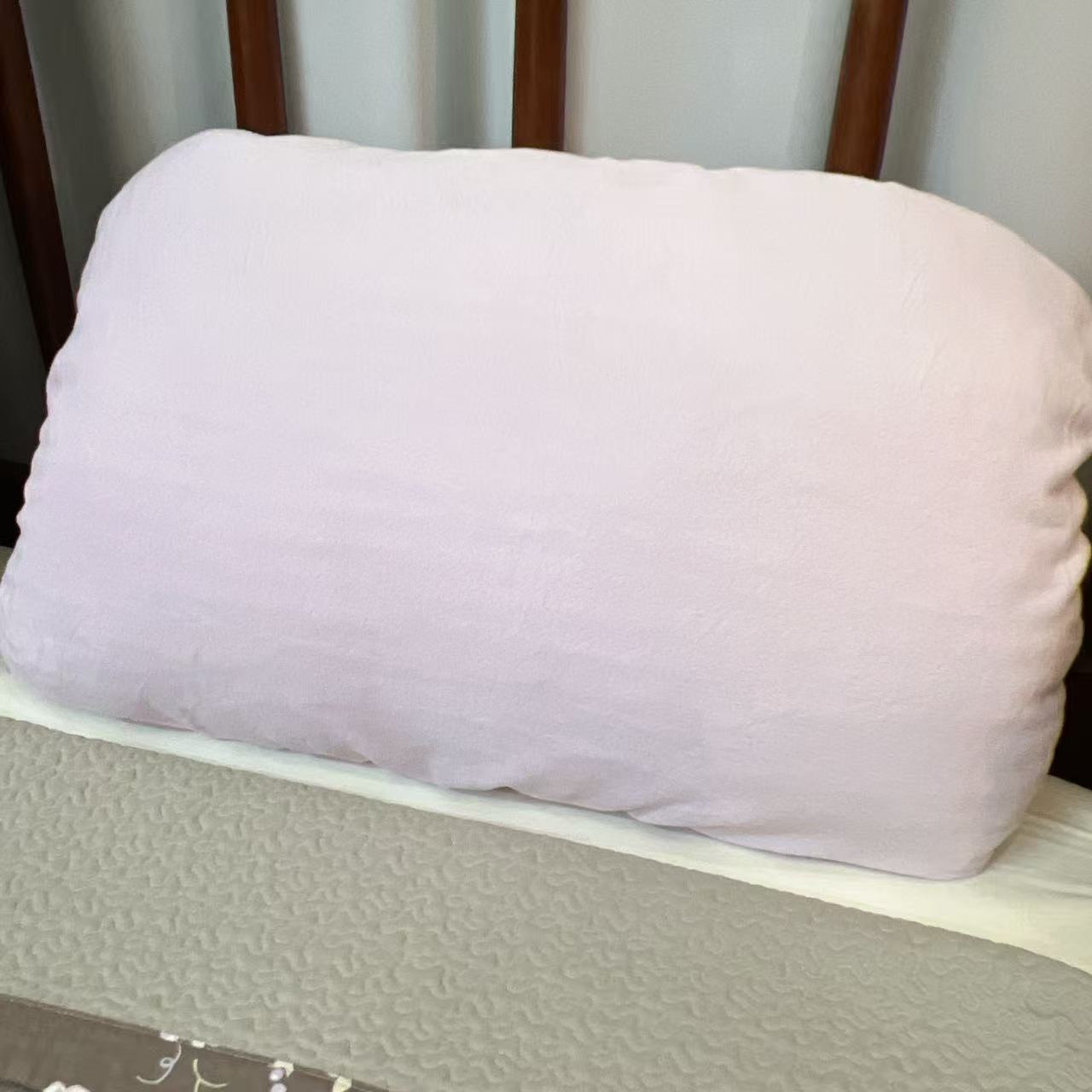 【雅趣】绒枕套单只 纯色隔脏防头油枕头套绒枕套单只