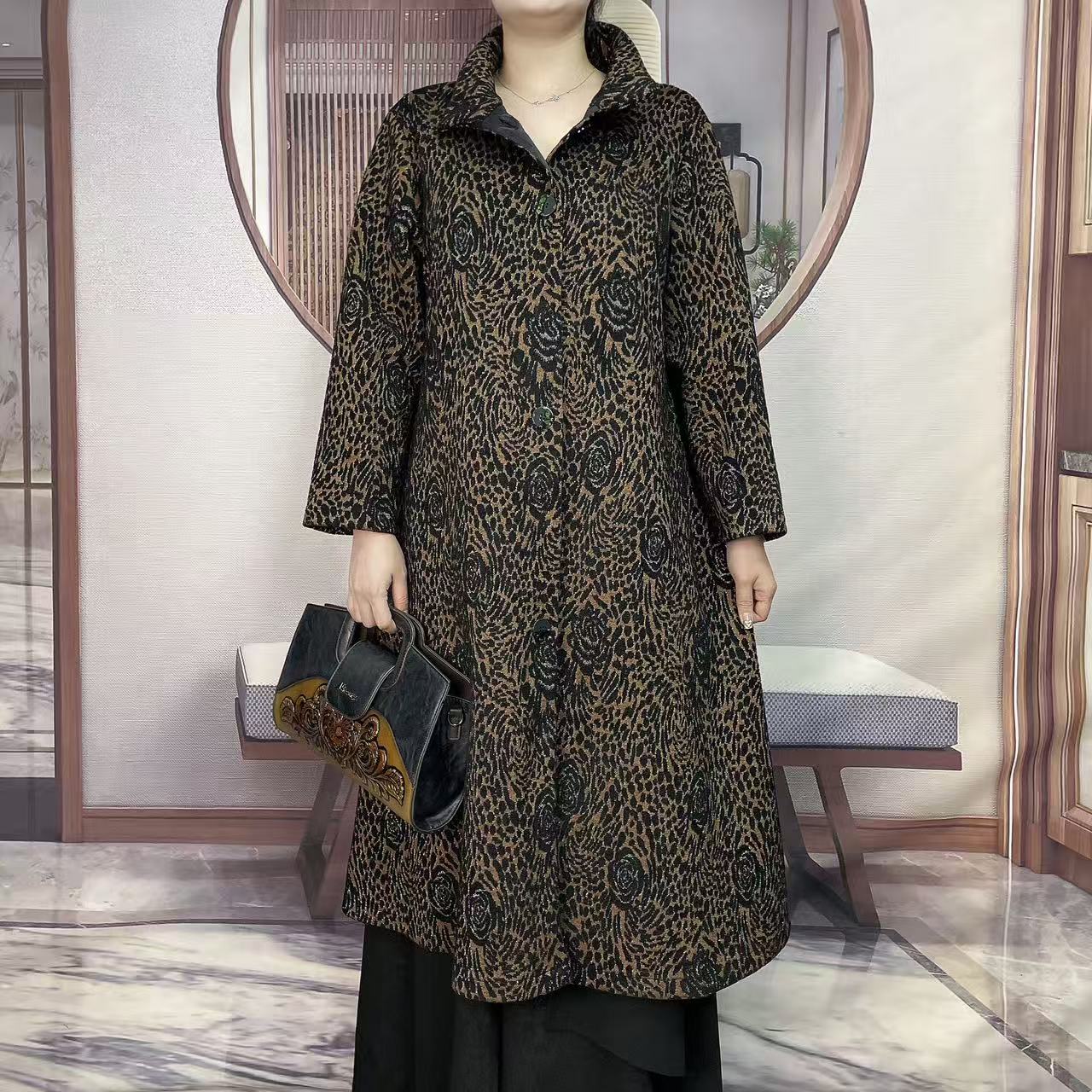 W01007新款洋气大衣 