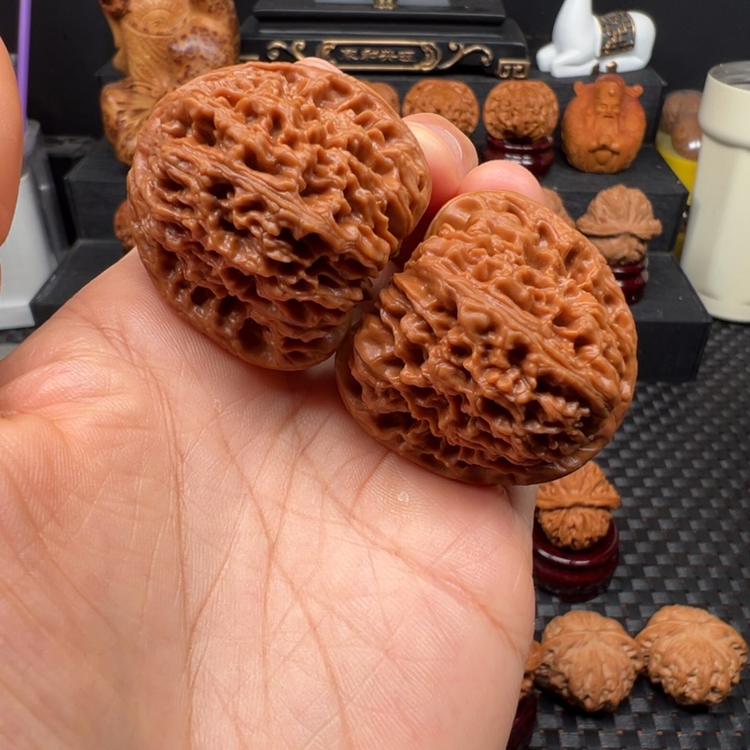 *****文玩核桃吊坠39三角南疆