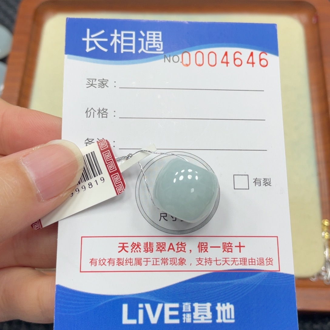 颈饰未镶嵌翡翠翡翠吊坠4646