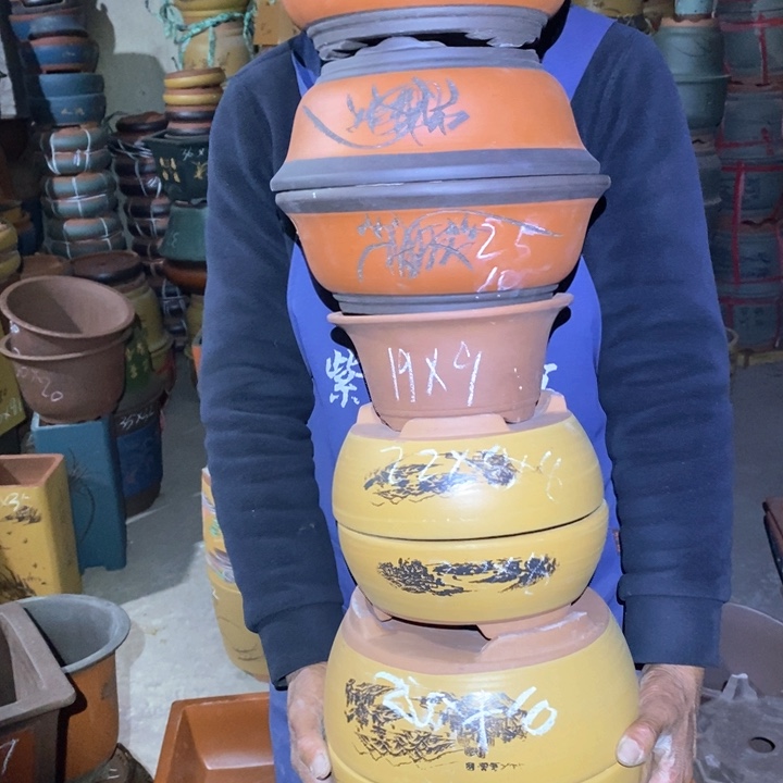 紫砂花盆紫砂花盆