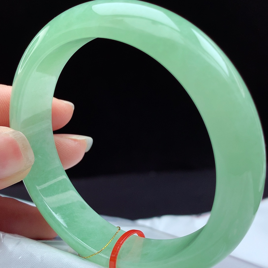 未镶嵌手镯翡翠58圈907宽版