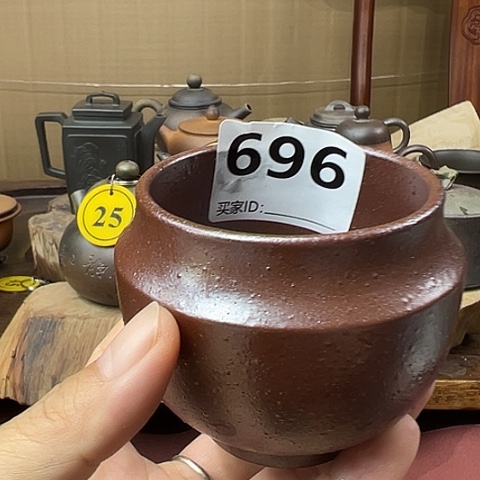 戬谷龙窑柴烧茶杯696