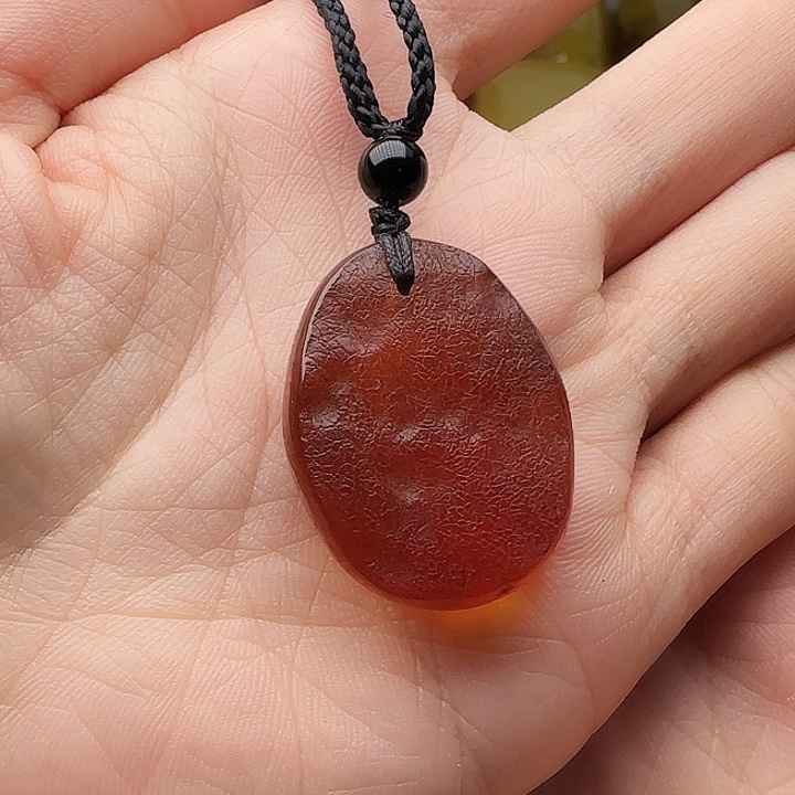 琥珀未镶嵌手链吊坠