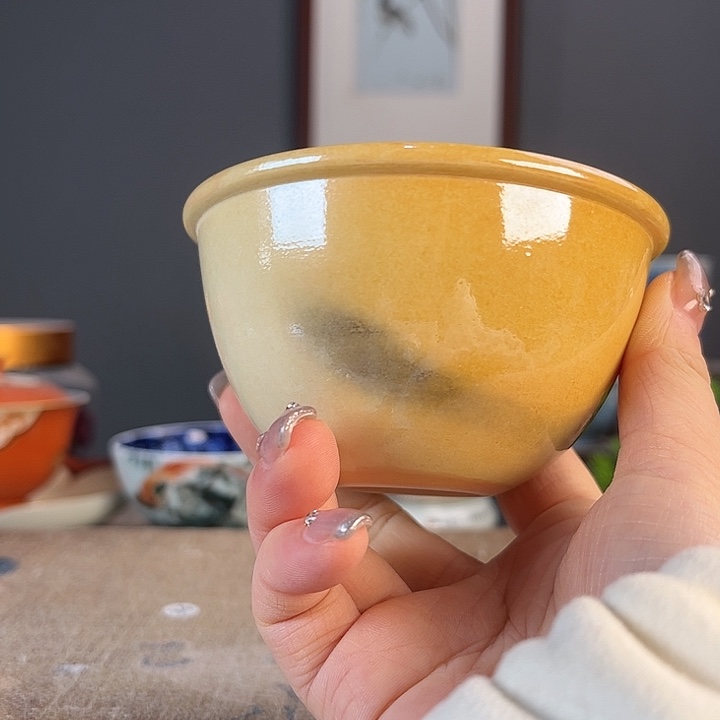 摆件景德镇陶瓷茶杯多