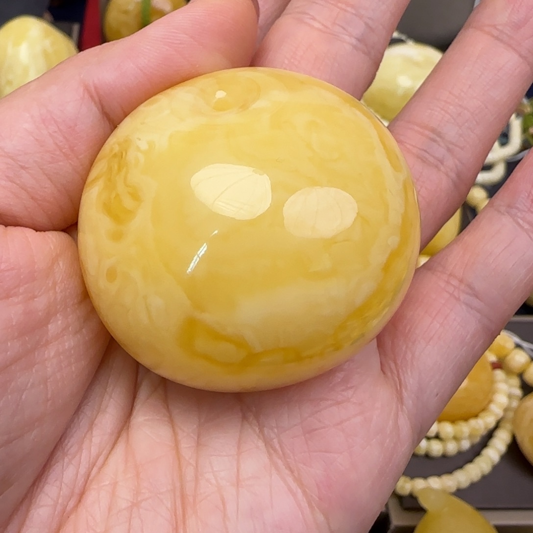 蜜蜡颈饰未镶嵌天然蜜蜡