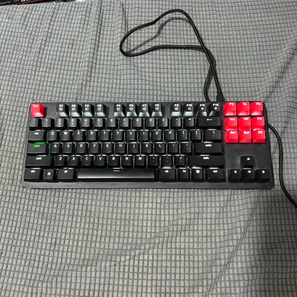 8新 Razer/雷蛇 雷蛇黑寡妇蜘蛛轻装版87键机械键盘高端电竞