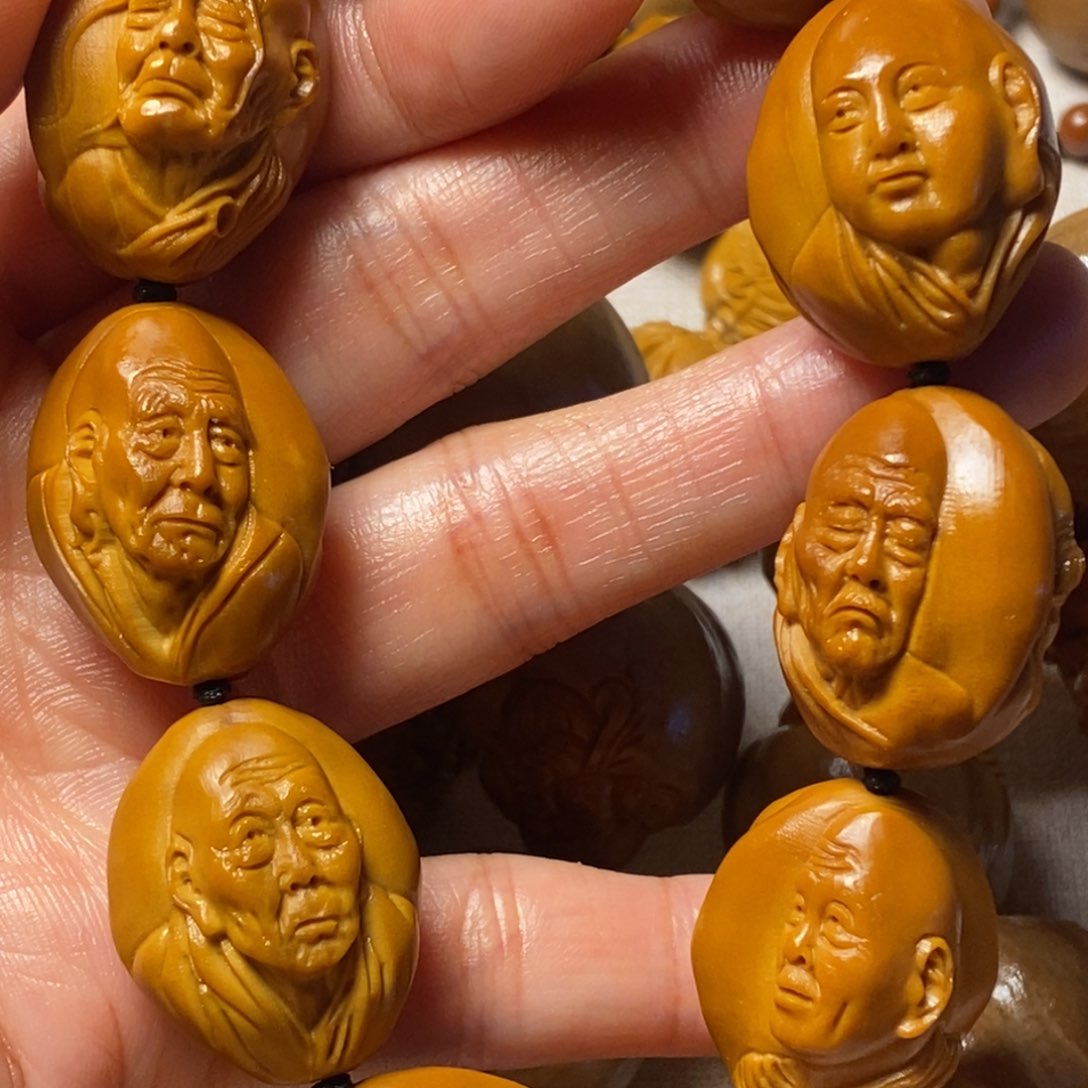 橄榄核手串/手链浮雕罗汉2.1