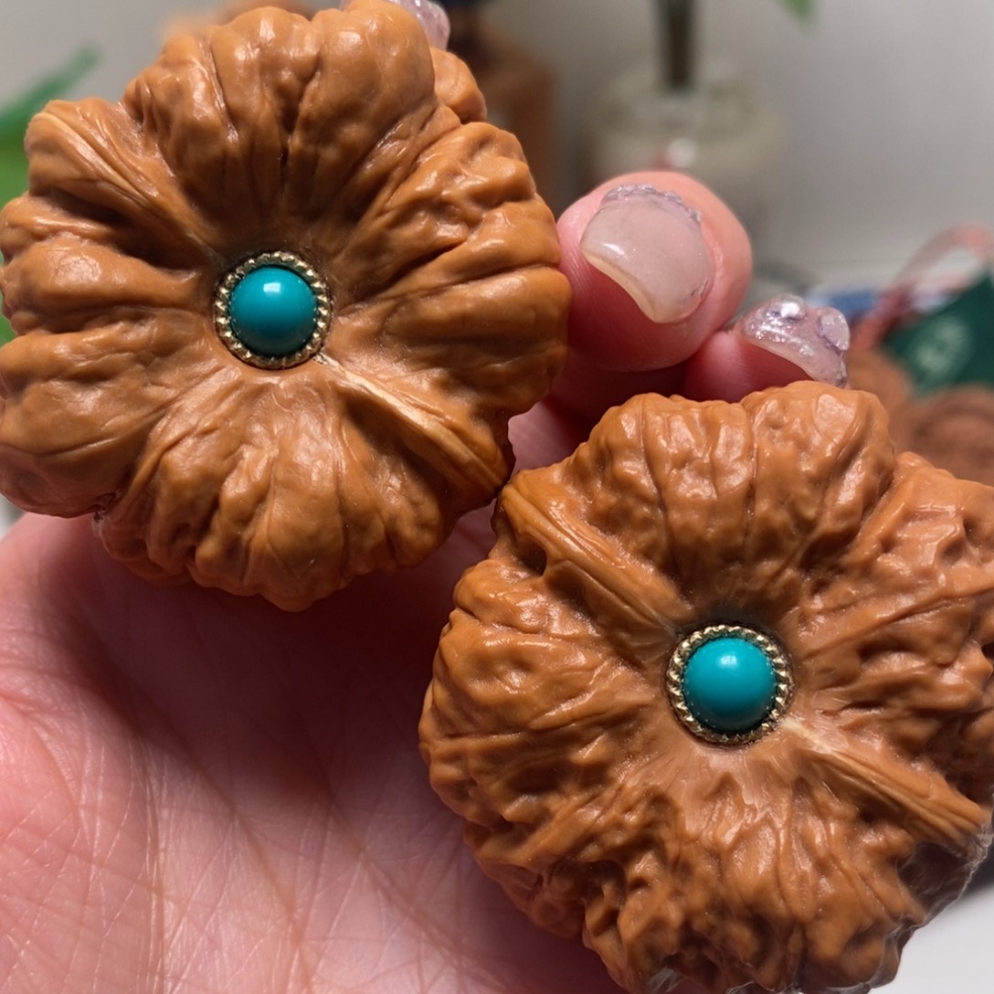 文玩核桃把件41尺寸蛤蟆头