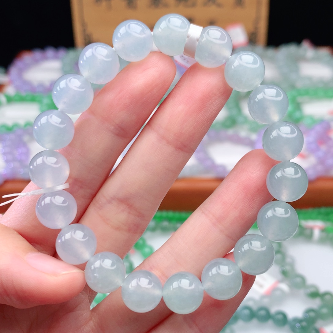 翡翠手链未镶嵌翡翠10mm