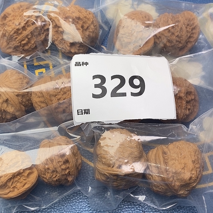 文玩核桃把件329号6对带练手南瓜