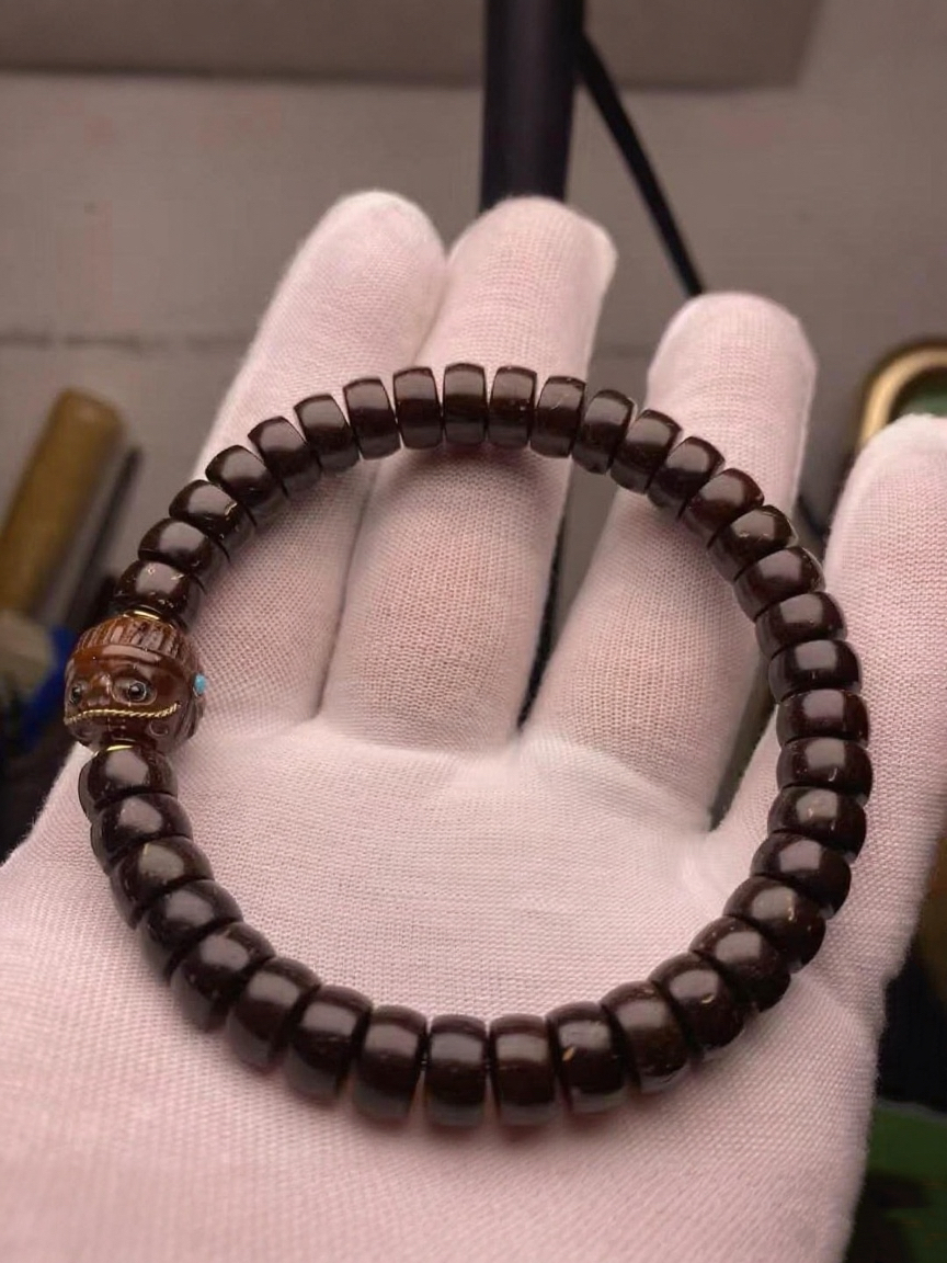 精工椰蒂直切药片手串