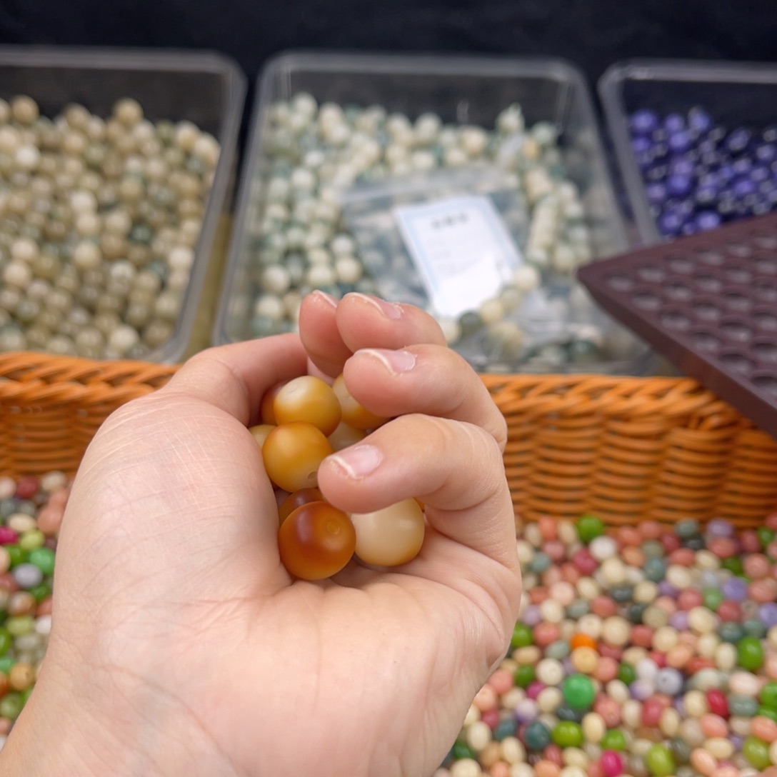 白玉菩提吊坠c 13.5mm/20+2颗 