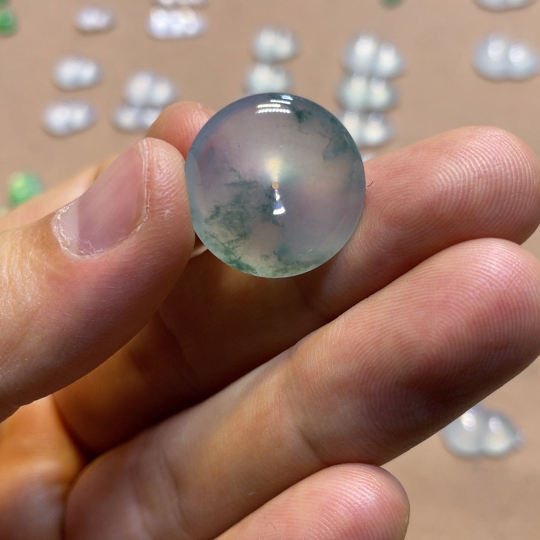 翡翠未镶嵌颈饰天然缅甸翡翠A货平安扣